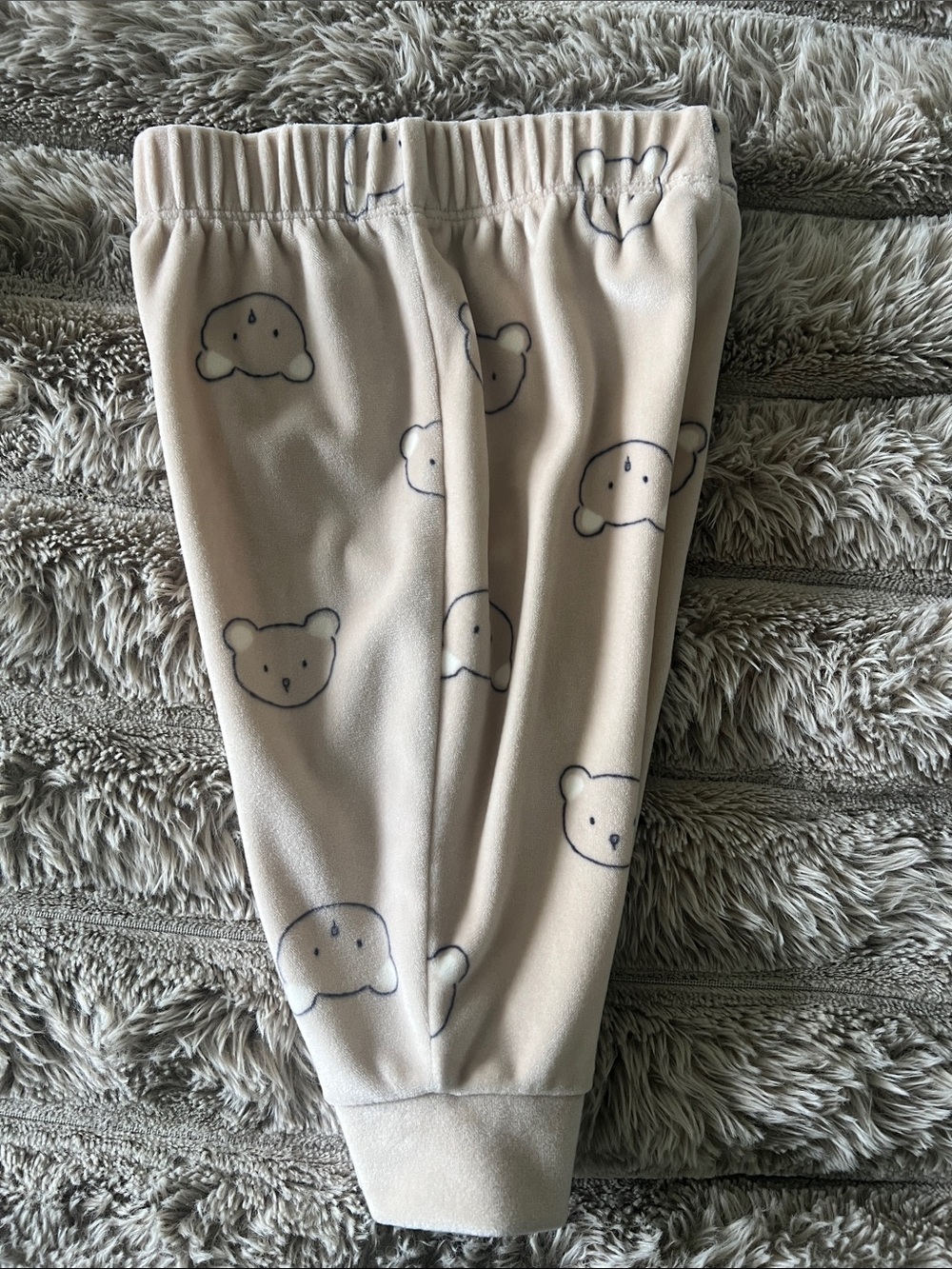 Carter's Cream Bear Print Sweatshirt & Joggers Set - Picture 2 of 3